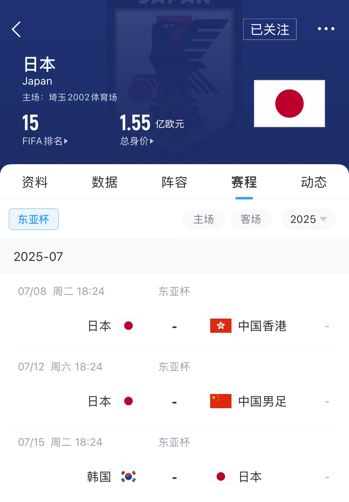 多少球队？日本东亚杯列表：没有前往欧洲的球员！长门Yuto领先 首次被选中12人